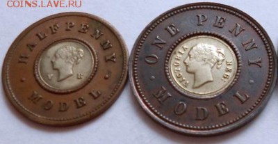 2 penny model 1844(биметалл) до 04.11 Великобритания - DSCN2435.JPG