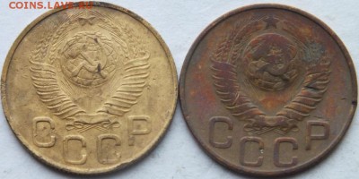 3 копейки 1948 года 2 штуки  определение разновидности - DSCF8051