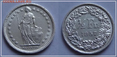 153 - 1.2 франка Швейцария 1957.JPG