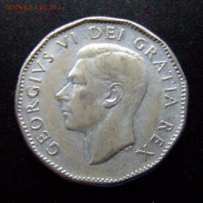 3 - Канада 5 центов (1951) «Бобр; Георг VI» А