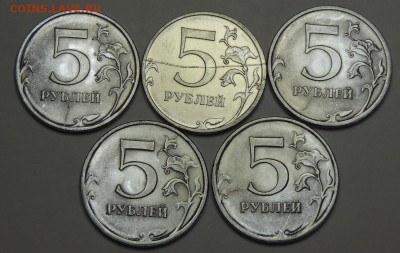 5 рублей 2009 ммд полный раскол реверса до 08.11 22:00 - 1-6