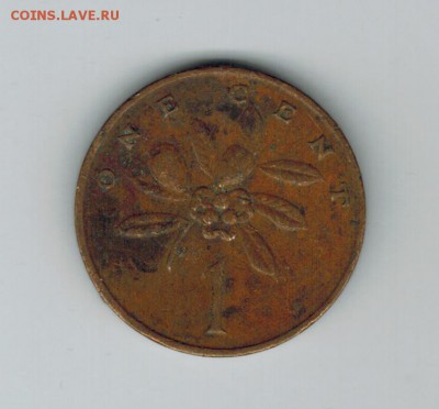 Ямайка 1 цент 1970 до 06.11.2014   22-00 - 1 6