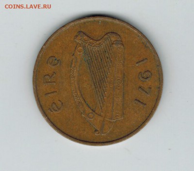 Ирландия 2 пенни 1971 до 06.11.2014   22-00 - 1 11