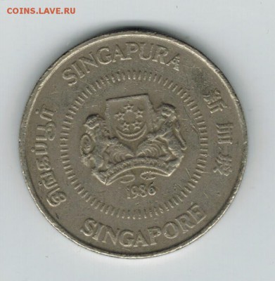 Сингапур 50 центов 1986 до 06.11.2014   22-00 - 1 10
