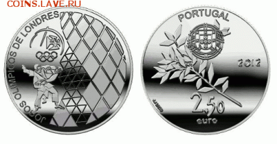 Португалия 2,5 евро 2008,2012,2014 Олимпиада Футбол, Фикс - 2,5 евро лондон