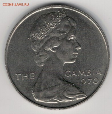 Гамбия 8 шиллингов 1970 Бегемот 10.11.14 в 22.00мск (А266) - 4-гам