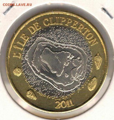 О.Клиппертон 200 франков 2011 Рыба до 10.11 в 22ч (А219) - 4-кл