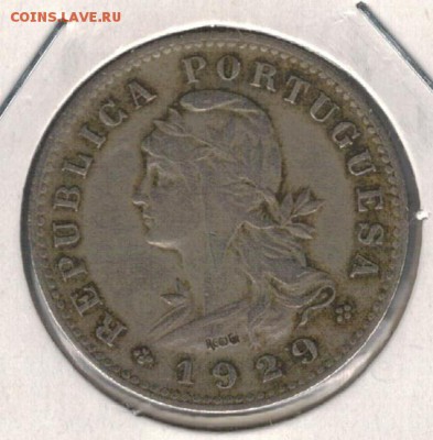 Сан-Томе и Принсипи 20 сентаво 1929 до 10.11 в 22.00 (А220) - 4-стип