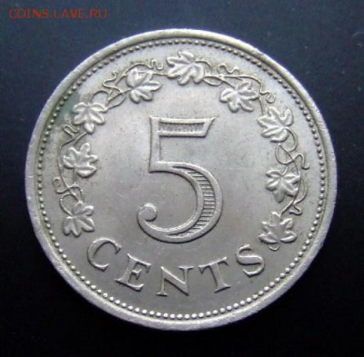 3 - Мальта 5 центов (1976) Р