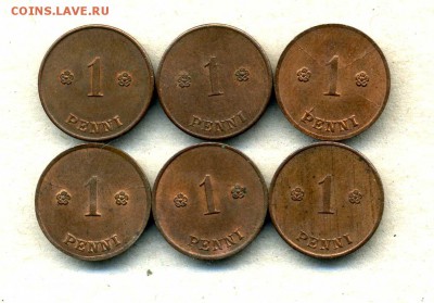 Монеты Русской, буржуазной, современной Финляндии 1865 -2001 - 1 п.1919-24.2