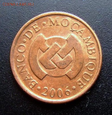3 - Мозамбик 1 сентаво (2006) «Носорог» №2 А