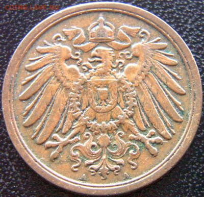 Германия_2 пфеннига 1913(А); до 05.11_22.20мск - 8764