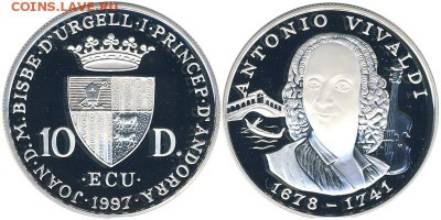 Андорра 10 динеров 1997 - 1997 10 динер