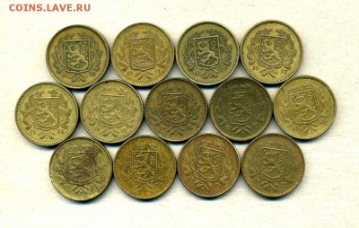Монеты Русской, буржуазной, современной Финляндии 1865 -2001 - 5 м.1930-52.1