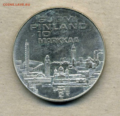 Монеты Русской, буржуазной, современной Финляндии 1865 -2001 - 10 м.1971.2