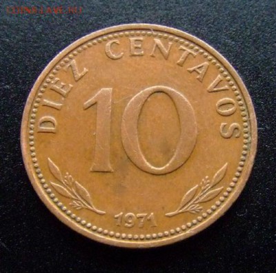 3 - Боливия 10 сентаво (1971) Р