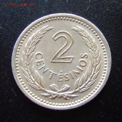 3 - Уругвай 2 сентесимо (1953) Р