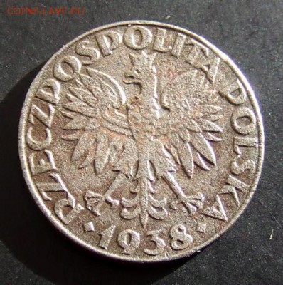 3 - Польша 50 грошей (1938) Немецкая оккупация (железо) А