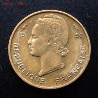 3 - Франц. Западная Африка 5 франков (1956) «Газель» А