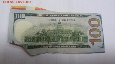 100$ 2014г брак. - image