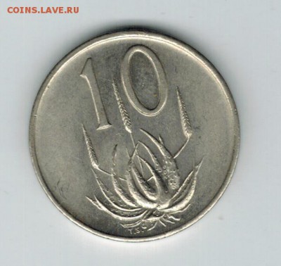 Южная африка  10 центов 1974 до 08.11.2014   22-00 - 1 4