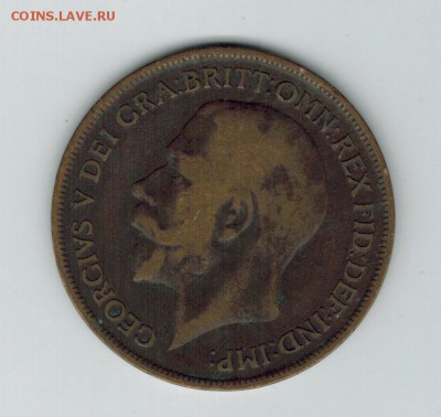 Великобритания 1 пенни 1918 до 08.11.2014   22-00 - 1 17