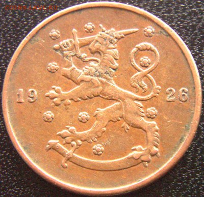 Финляндия_10 пенни 1926; до 06.11_22.12мс - 8846