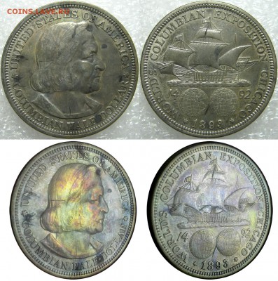 монеты США (вроде как небольшой каталог всех монет США) - 1892-50c-columb