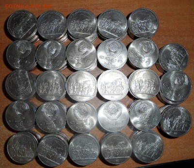 278 UNC монет 1 рубль 1987г , 175 лет Бородино, барельеф. - SAM_4129.JPG