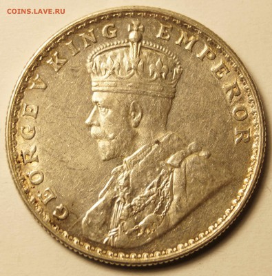 Индия.1 рупия 1918 отличная до 11.11.2014 - 1рупия1918_2.JPG