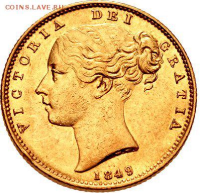 Золотые монеты для обихода со всего мира из коллекций - Y1849-SV-NGC-MS61o