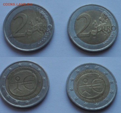 2 евро. Юбилейка. 2 шт. До 13.11.2014 года 22-00 мск - 2.JPG