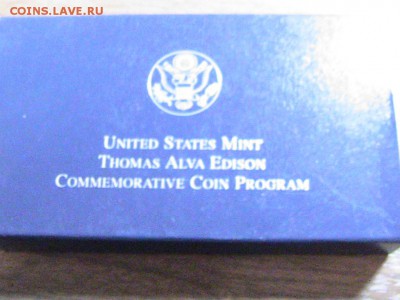 Ag США 1$ 2004Р ТОМАС АЛВА ЭДИСОН 13.11 В 22.00МСК (А311) - IMG_2067.JPG