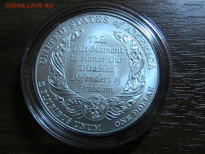 Ag США 1$ 2010W СОЛДАТЫ-ИНВАЛИДЫ ДО 13.11 В 22.00МСК (А312) - IMG_2075.JPG
