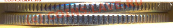 1 рубль 2010 ММД - разные гурты - 1р2010ММД - гурты