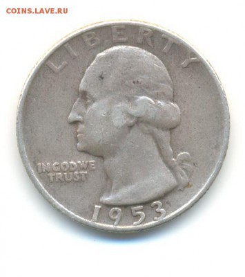 4 доллара 1953D. до 11.11 22:00 - 14