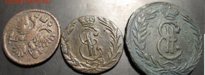 полушка 1735 деньга 1772 2 коп 1771 - 3ммон1