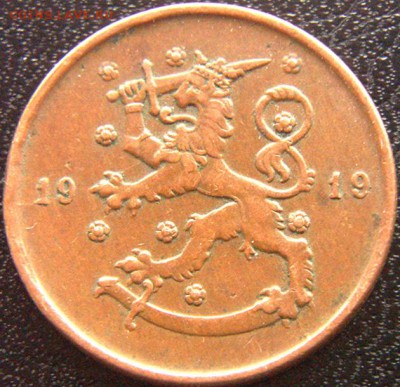 Финляндия_10 пенни 1919; до 09.11_22.02мс - 8860