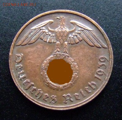 3 - Германия (3-й Рейх) 2 рейхспфеннига (1939 В) А