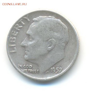 Ag. США дайм 1957. до 11.11 22:00 - 18