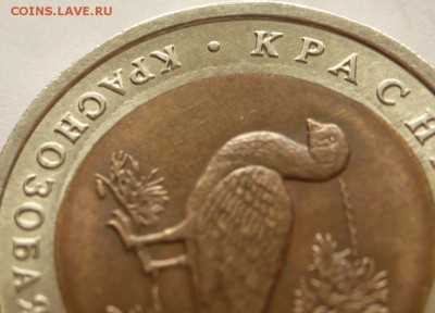 К.К. Краснозобая казарка 10 руб. 1992 двойной выруб. Оценка. - P1240437.JPG