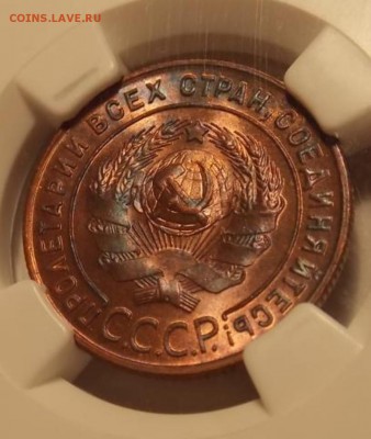 5 копеек 1924 MS62BN NGC - 1-24мс65