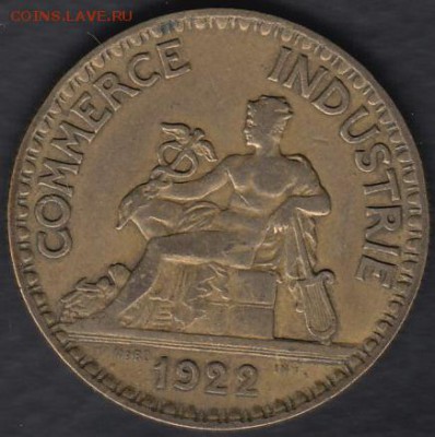 Франция 2 франка 1922 до 10.11.2014 22-00 - Франция 2 франка 1922 р