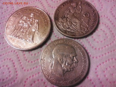 3 большие, серебряные монеты, 78,81гр. 1894-1974гг. - IMG_20141109_080351