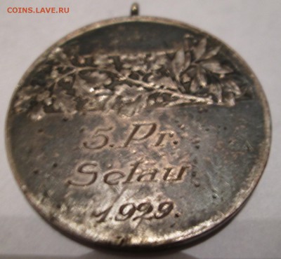 Медаль за стрельбу, 5. Pr. Selau 1929 - медаль.JPG