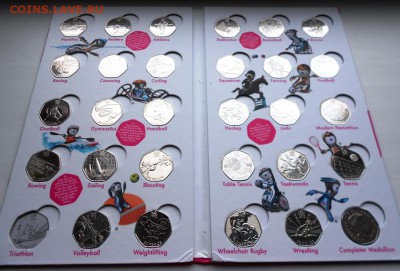 50 Пенсов 29 шт. Набор Олимпиада Лондон 2012 в альбоме 12.11 - DSCN2356