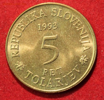 С 1 РУБЛЯ СЛОВЕНИЯ 5 толаров 1993г. ПЧЁЛЫ  до 16.11.14г. - IMG_2387.JPG