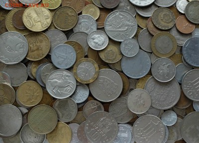 ЗАРУБЕЖНЫЕ МОНЕТЫ СО ВСЕГО МИРА ОПТОМ ОТ 9 КГ - 3