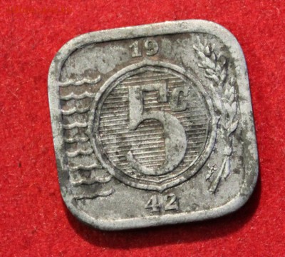 С 1 руб. НИДЕРЛАНДЫ 5с 1942г.ОККУПАЦИЯ цинк до 17.11.14г. - IMG_2360.JPG