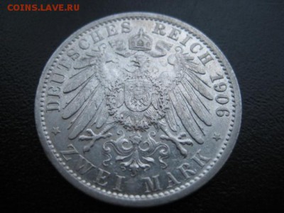 1906 Пруссия, 2 М, серебро, до 17.11 в 22-10 мск - IMG_3028.JPG